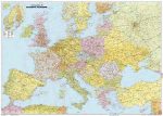 Európa politikai falitérkép (nagy méretű) - f&b 