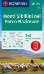 WK 2474 - Monti Sibillini nel Parco Nazionale turistatérkép - KOMPASS