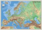 Európa felszíne falitérkép - Topográf