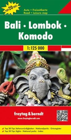 Bali-Lombok-Komodo autótérkép - f&b AK 163