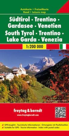 Dél-Tirol / Trentino / Garda-tó / Veneto autótérkép - f@b AK 0614