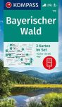   WK 198 - Bayerischer Wald 3 részes turistatérkép - KOMPASS