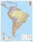 Dél-Amerika falitérkép - f&b 