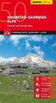   Kamniki-Alpok - Steiner-Alpok hegyi túratérkép - Kartografija