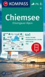 WK 10 - Chiemsee - Simsee turistatérkép - KOMPASS