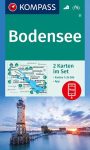 WK 11 - Bodensee 2 részes turistatérkép - KOMPASS 