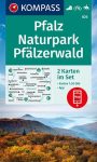   WK 826 - Pfalz - Naturpark Pfälzerwald 2 részes turistatérkép - KOMPASS