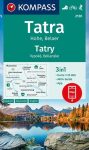   WK 2130 - Vysoké Tatry / Hohe Tatra turistatérkép - KOMPASS