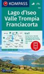   WK 106 - Lago d'Iseo - Valle Trompia - Franciacorta turistatérkép - KOMPASS