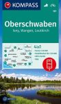 WK 187 - Oberschwaben turistatérkép - KOMPASS
