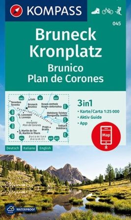 WK 045 - Bruneck - Kronplatz turistatérkép - KOMPASS