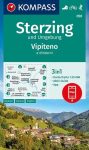   WK 058 - Sterzing und Umgebung / Vipiterno e dintorni turistatérkép - KOMPASS