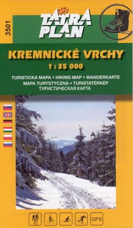 Tatra Plan 3501 - Kremnické vrchy turista térkép