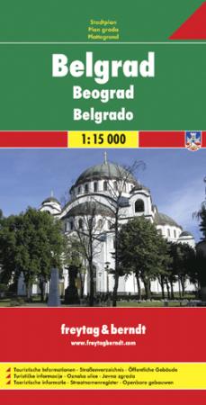 Belgrád várostérkép - f&b PL 128