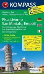 WK 2457 - Pisa - Livorno - San Miniato - Empoli - Parco Regionale Migliarino San Rossore Massaciuccoli - San Gimignano turistatérkép - KOMPASS