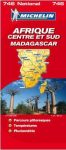   Közép- és Dél-Afrika / Madagaszkár térkép - Michelin 746