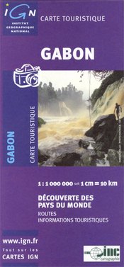 Gabon térkép - IGN