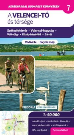 A Velencei-tó és térsége kerékpáros térkép - Frigória