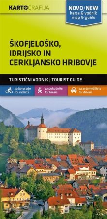 Škofjeloško - Idrijsko - Cerkljansko hegyei turistatérkép + kalauz - Kartografija