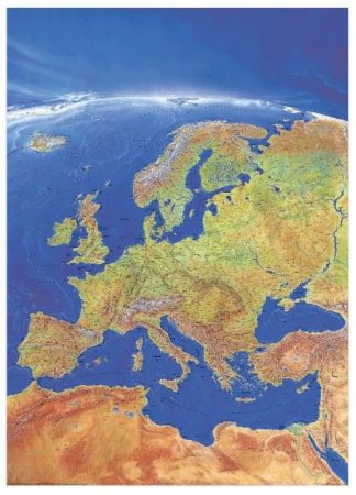 Európa panorámatérképe falitérkép - Stiefel