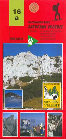 16a - Sjeverni Velebit Nemzeti Park turistatérkép - Smand
