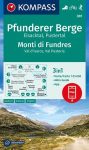   WK 081 - Pfunderer Berge / Monti di Fundres turistatérkép - KOMPASS