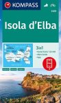 WK 2468 - Isola d' Elba turistatérkép - KOMPASS 