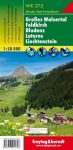   Großes Walsertal - Feldkirch - Bludenz - Laterns - Liechtenstein turistatérkép - f&b WK 375