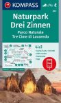   WK 047 - Drei Zinnen / Tre Cime di Lavaredo turistatérkép - KOMPASS