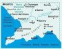 WK 682 - Penisola Sorrentina - Costiera Amalfitana -  turistatérkép - KOMPASS