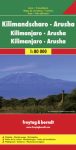 Kilimanjaro - Arusha autótérkép - f&b AK 159