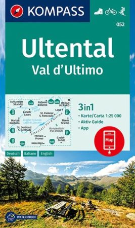 WK 052 - Ultental / Val d'Ultimo turistatérkép - KOMPASS