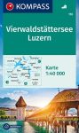 WK 116 - Vierwaldstätter See - Luzern turistatérkép - KOMPASS