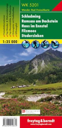 Schladming – Ramsau am Dachstein – Haus im Ennstal – Filzmoos – Stoderzinken turistatérkép - f&b WK 5201 