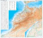 Marokkó domborzati falitérkép - GiziMap