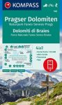   WK 145 - Pragser Dolomiten (Naturpark Fanes-Sennes-Prags) turistatérkép - KOMPASS
