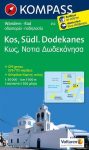   WK 252 - Kosz - Déli-Dodekaneszosz turistatérkép - KOMPASS