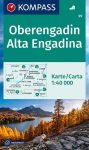   WK 99 - Oberengadin - Alta Engadina turistatérkép - KOMPASS