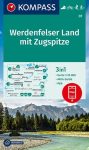   WK 07 - Werdenfelser Land mit Zugspitze turistatérkép - KOMPASS