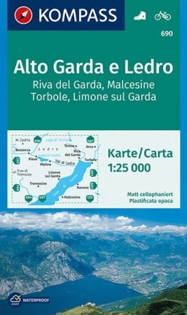 WK 690 - Alto Garda e Ledro turistatérkép - KOMPASS