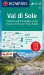 WK 119 - Val di Sole turistatérkép - KOMPASS