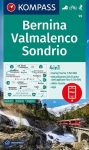   WK 93 - Bernina -Valmalenco - Sondrio turistatérkép - KOMPASS
