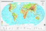 A Föld domborzata térkép könyöklő - Stiefel 