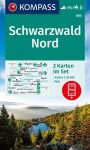   WK 886 - Schwarzwald Nord 2 részes turistatérkép - KOMPASS