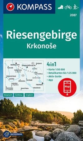 WK 2087 - Riesengebirge, Krkonose turistatérkép - KOMPASS