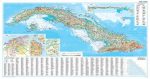 Kuba domborzati falitérkép - GiziMap
