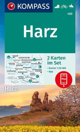 WK 450 - Harz 2 részes turistatérkép - KOMPASS