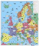 Európa térkép gyermekeknek falitérkép - f&b 