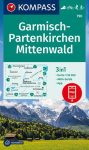   WK 790 - Garmisch Part. - Mittenwald turistatérkép - KOMPASS