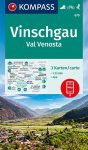   WK 670 - Vinschgau - Val Venosta 3 részes turistatérkép - KOMPASS